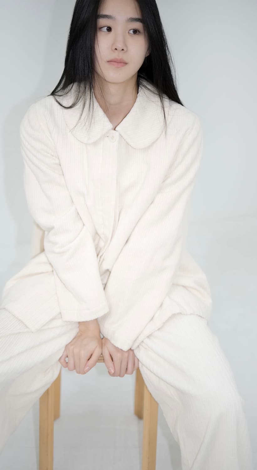 Eunoia 유노이아 코듀로이 자켓 아이보리 상품이미지1