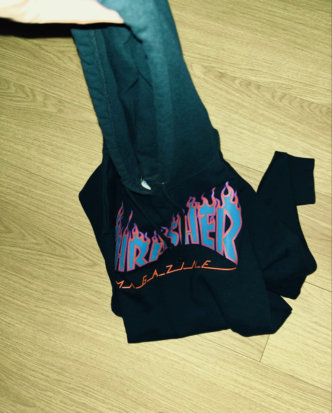 thrasher flame logo hoodie 상품이미지2