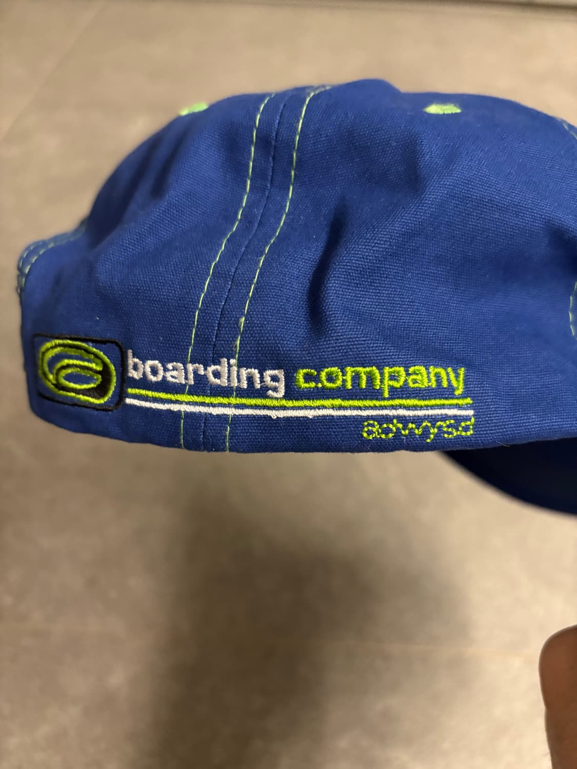 always 오발 로고 캡 블루 상품이미지3