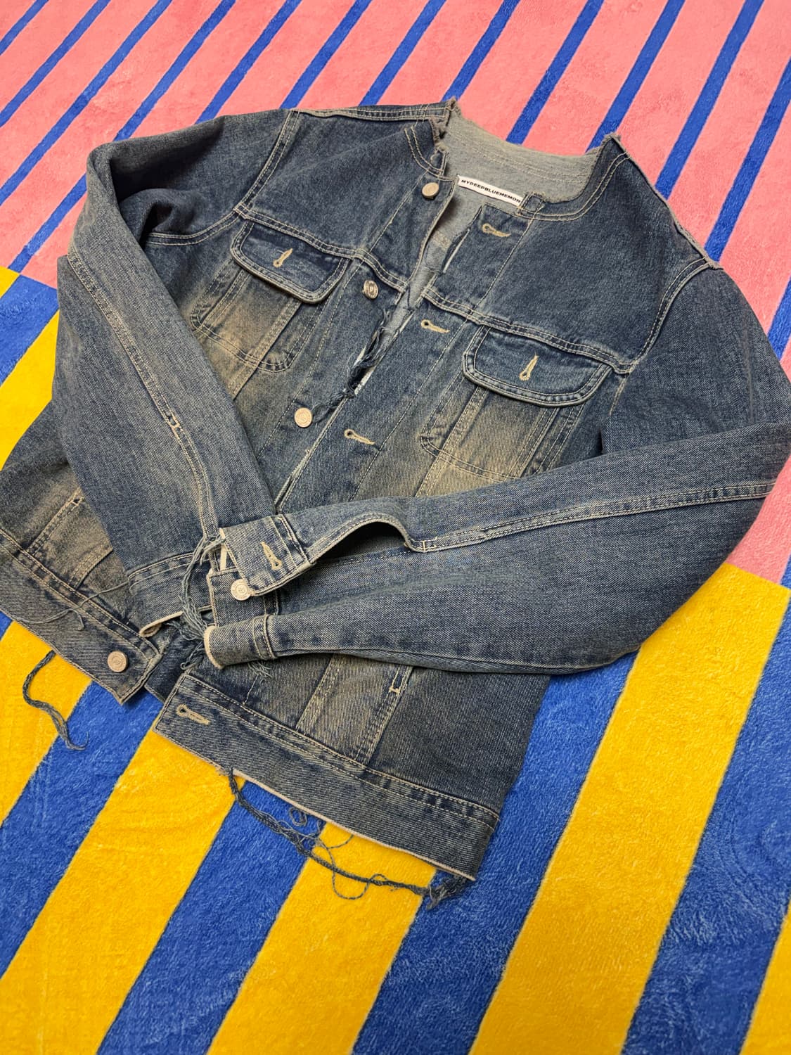 마니딥블루메모리즈 데님 청자켓 상품이미지2