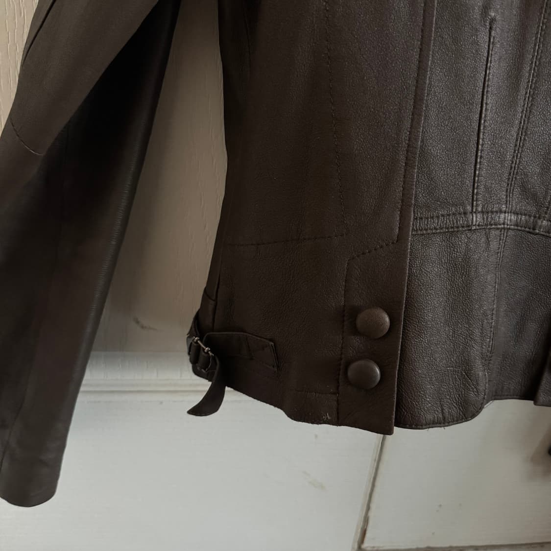 Leather Napoleon Jacket 상품이미지5