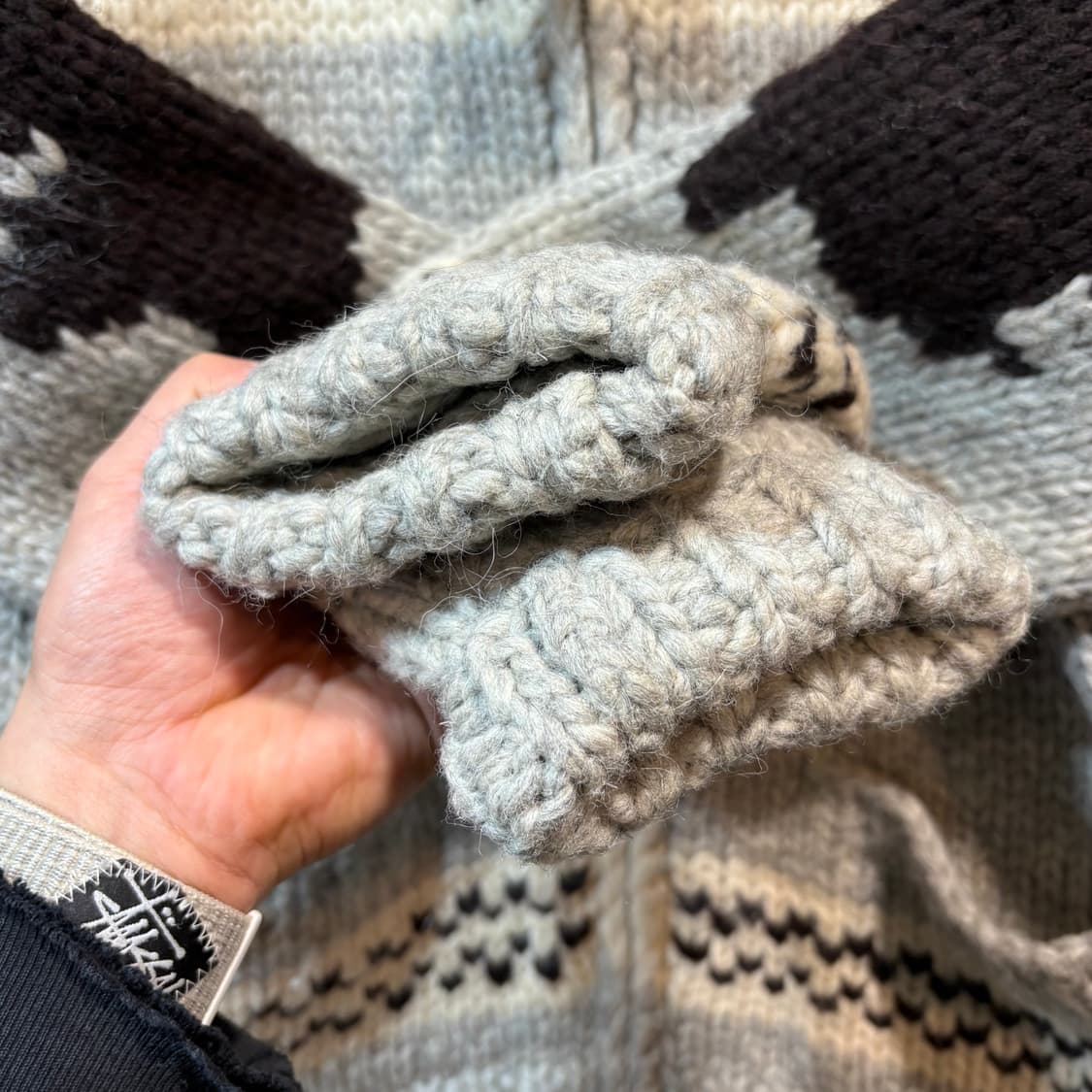 [M] KANATA 카나타 빈티지 캐나다 코위찬 스웨터  상품이미지4