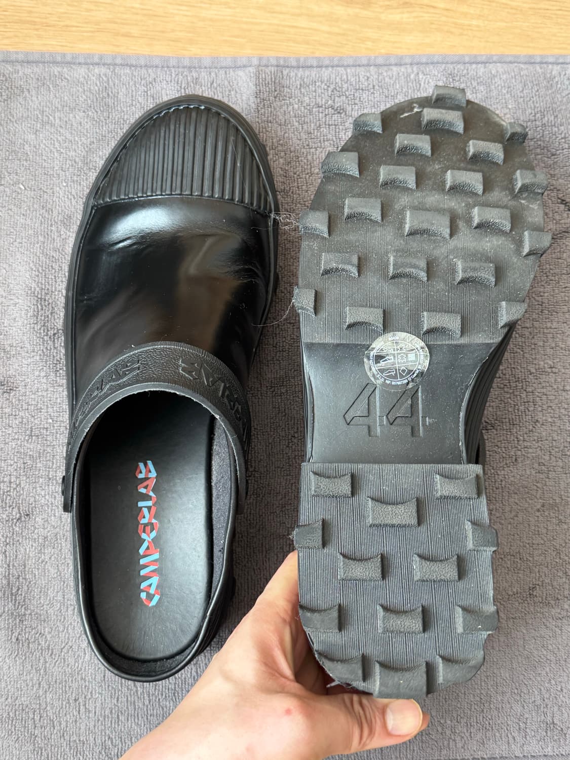 [정품/IT 44] 캠퍼랩(CamperLab) 트랙토리 클로그 블랙 -  상품이미지3