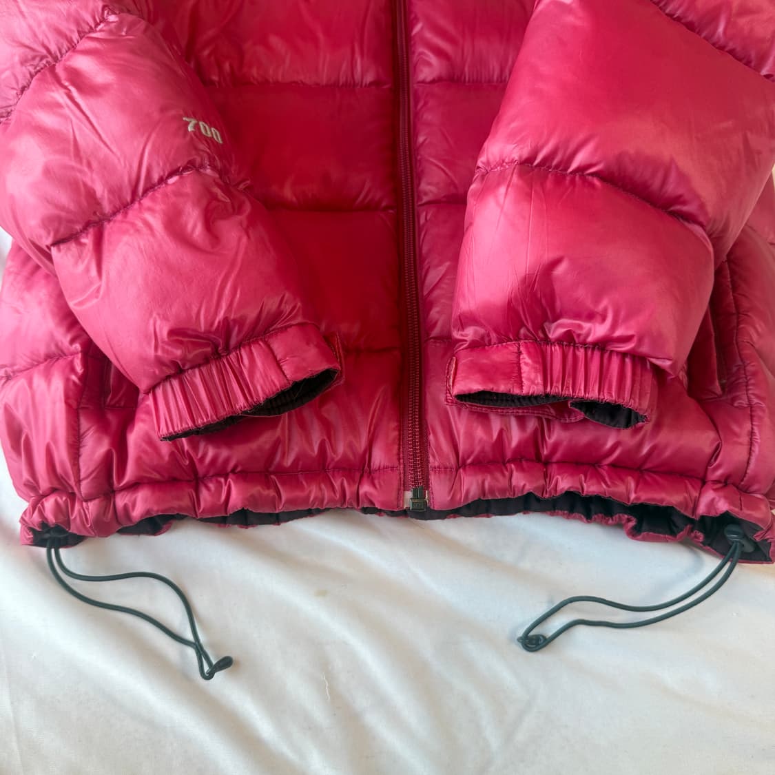 노스페이스 퍼텍스 퀀텀 초경량 패딩 (L) 마룬색상 상품이미지4