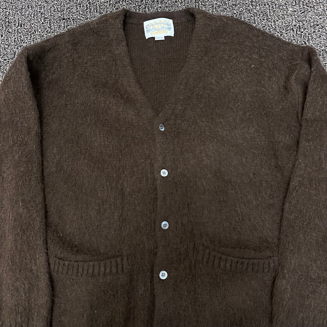 아웃스탠딩 울 가디건 브라운 M 상품이미지2