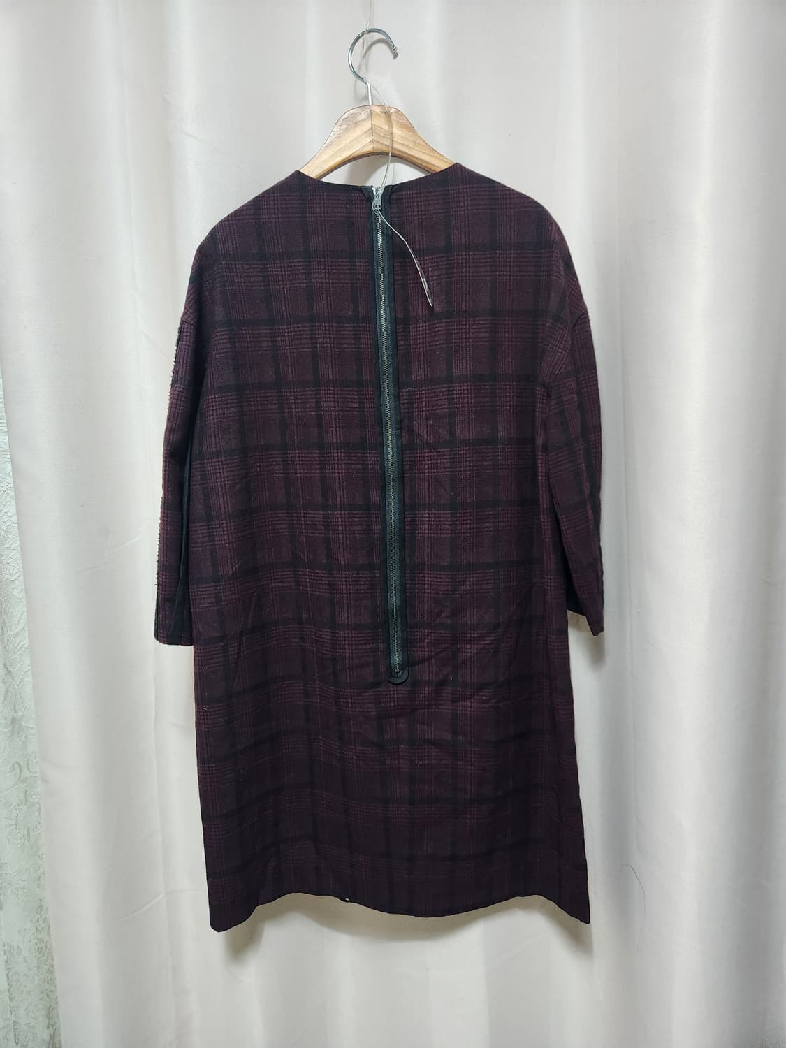 새상품 질바이질스튜어트 체크 펀칭 원피스택가358000 상품이미지2