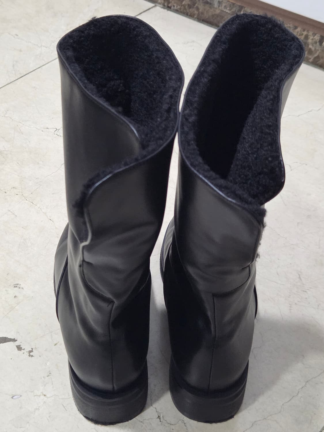 사뿐 벤도르 털안감 미들부츠 (3.5cm) 상품이미지5