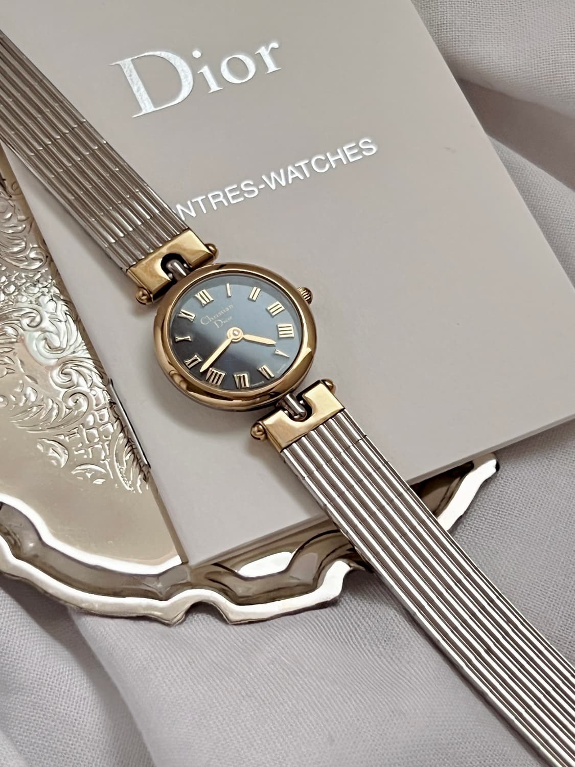  디올 블루 다이얼 브레이슬릿 시계/ 정품감정,케어 상품이미지9