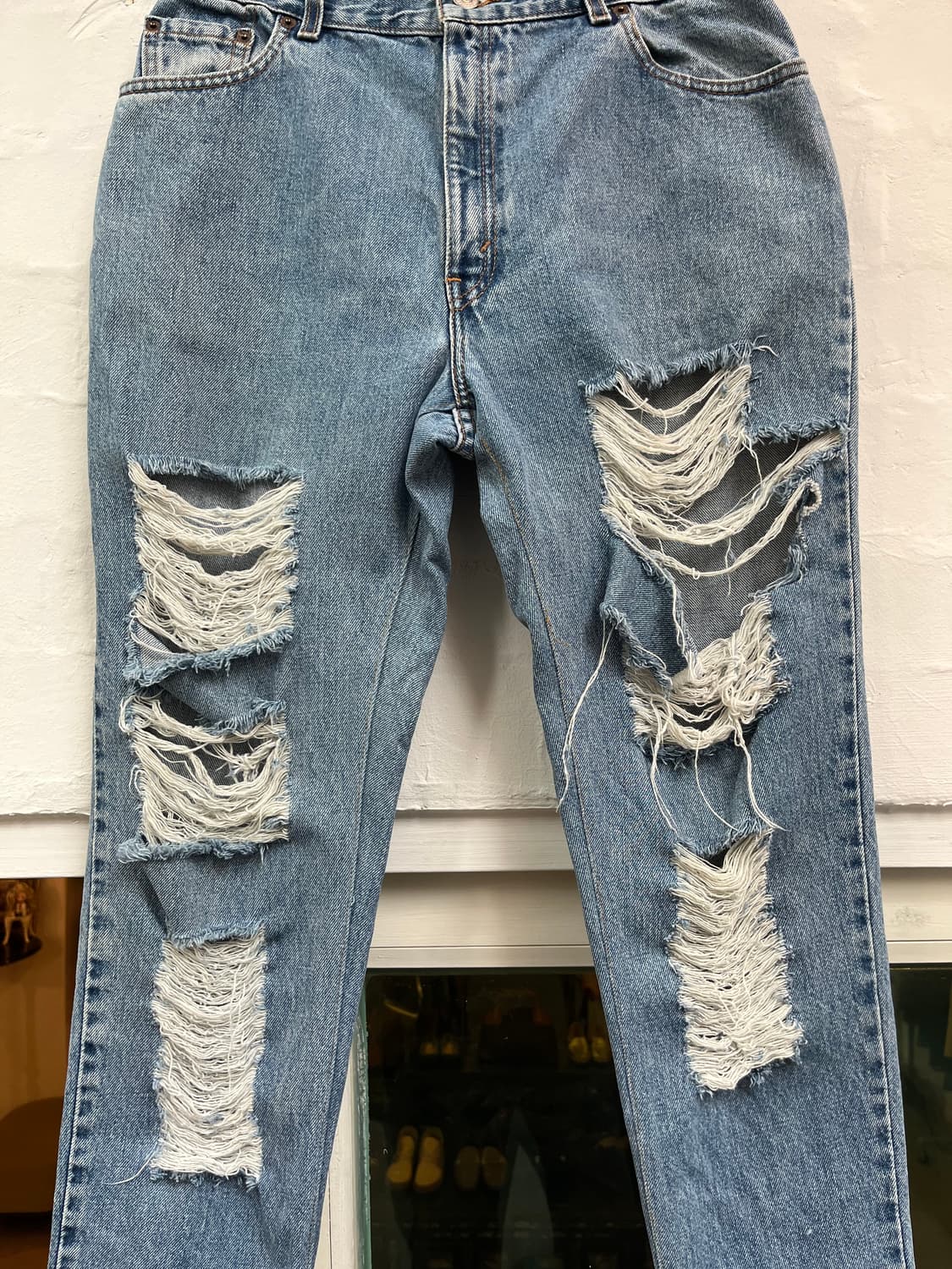 Levis 550 대미지 연청 데님 W31/M 상품이미지3