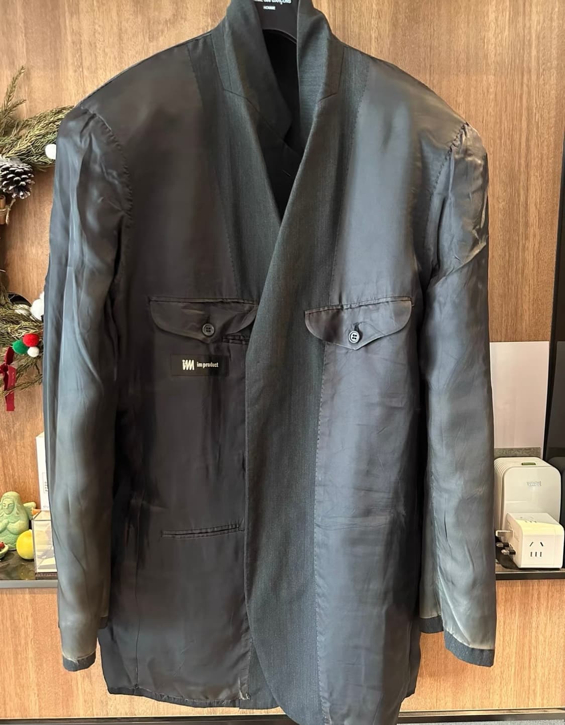 Archive 80s Issey Miyake 미니멀 3버튼 블레이저자켓 상품이미지3