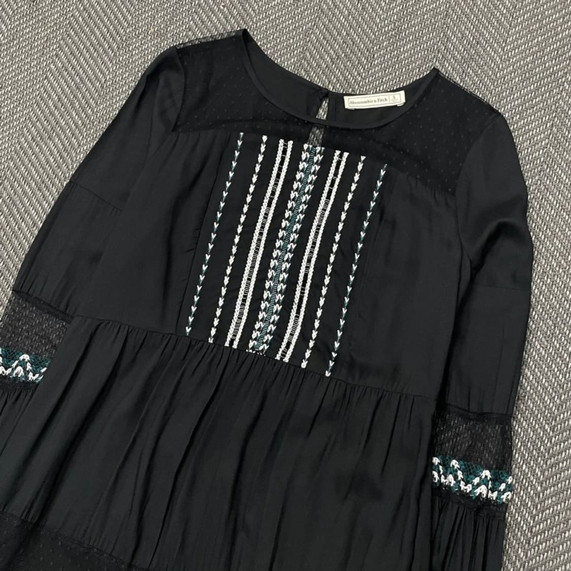 아베크롬비 앤 피치 자수 디테일 원피스 v0313 상품이미지3