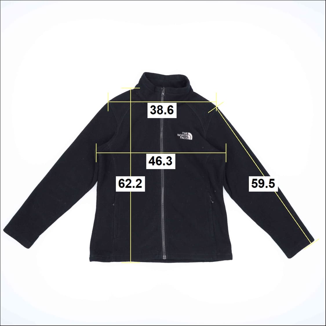 [90] 노스페이스 여성 블랙 후리스 집업 자켓 1128HR1 상품이미지6