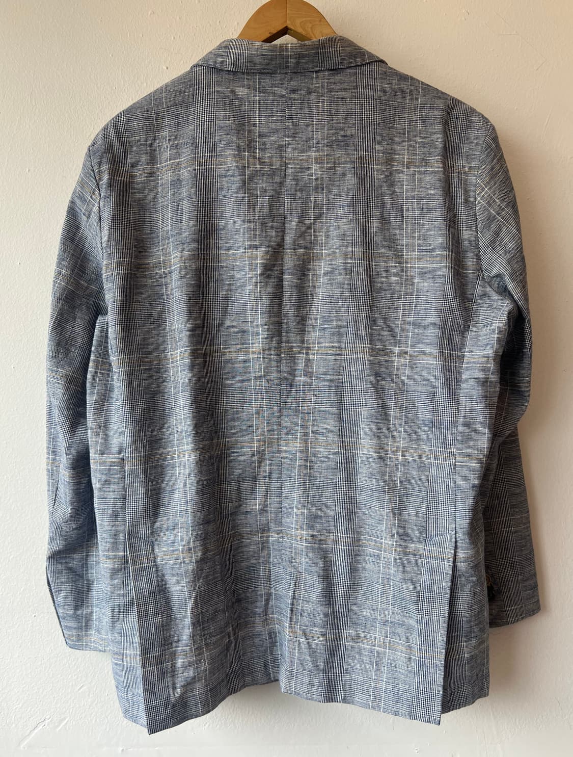 일코르소 마에스트로 남성 블루네이비 체크자켓 상품이미지8