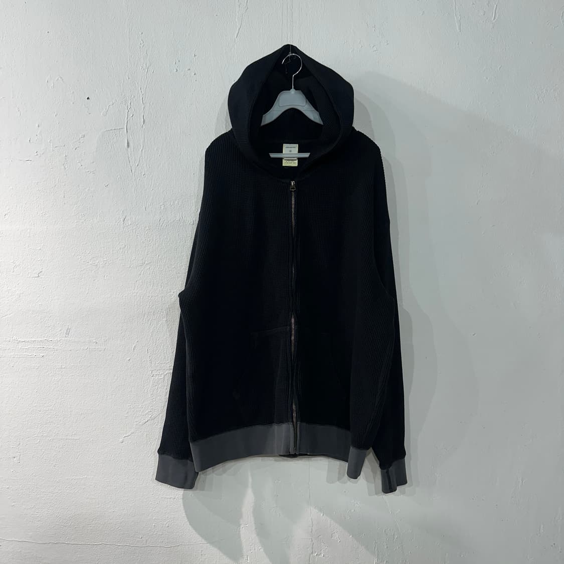 카키스 와플 후드집업 4size 상품이미지1