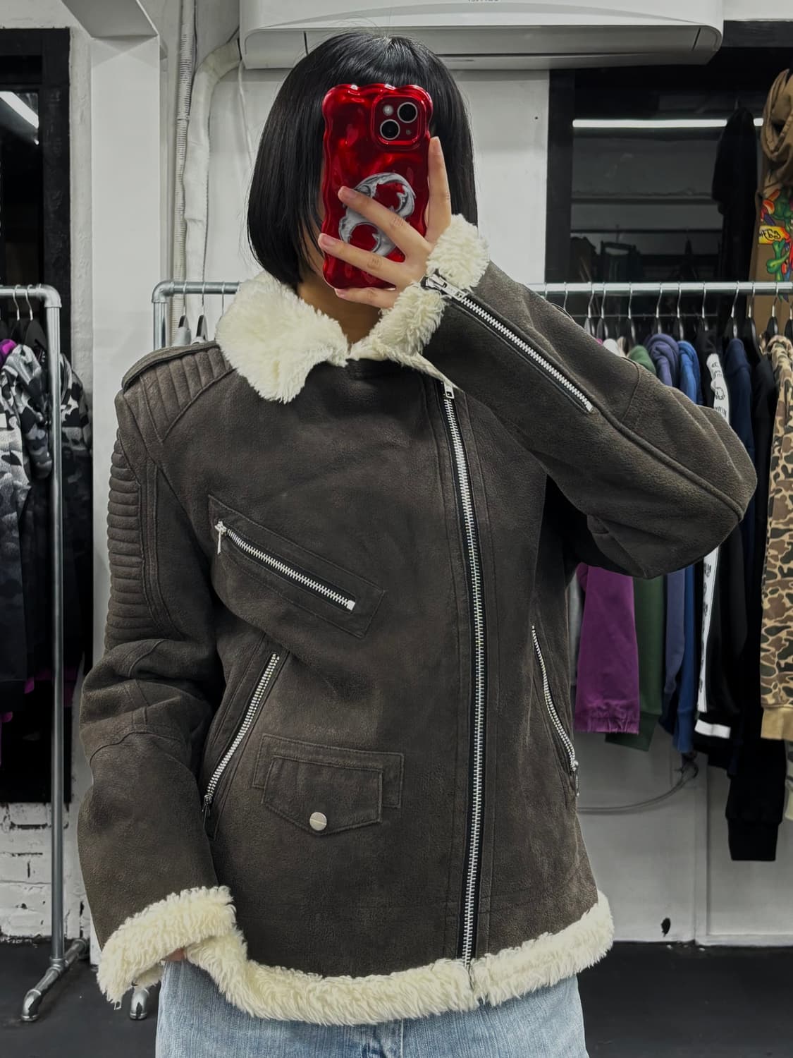 206 Homme 양가죽 무스탕 상품이미지2