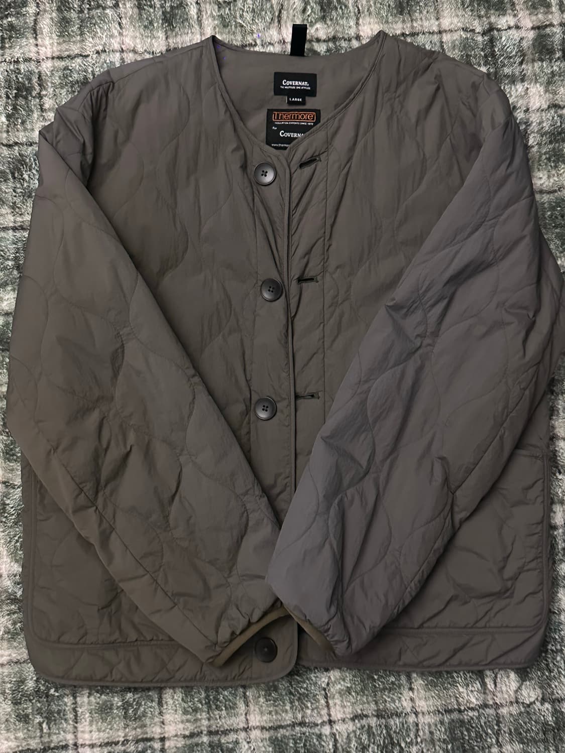 커버낫 Olive Quilted Liner Jacket  상품이미지1