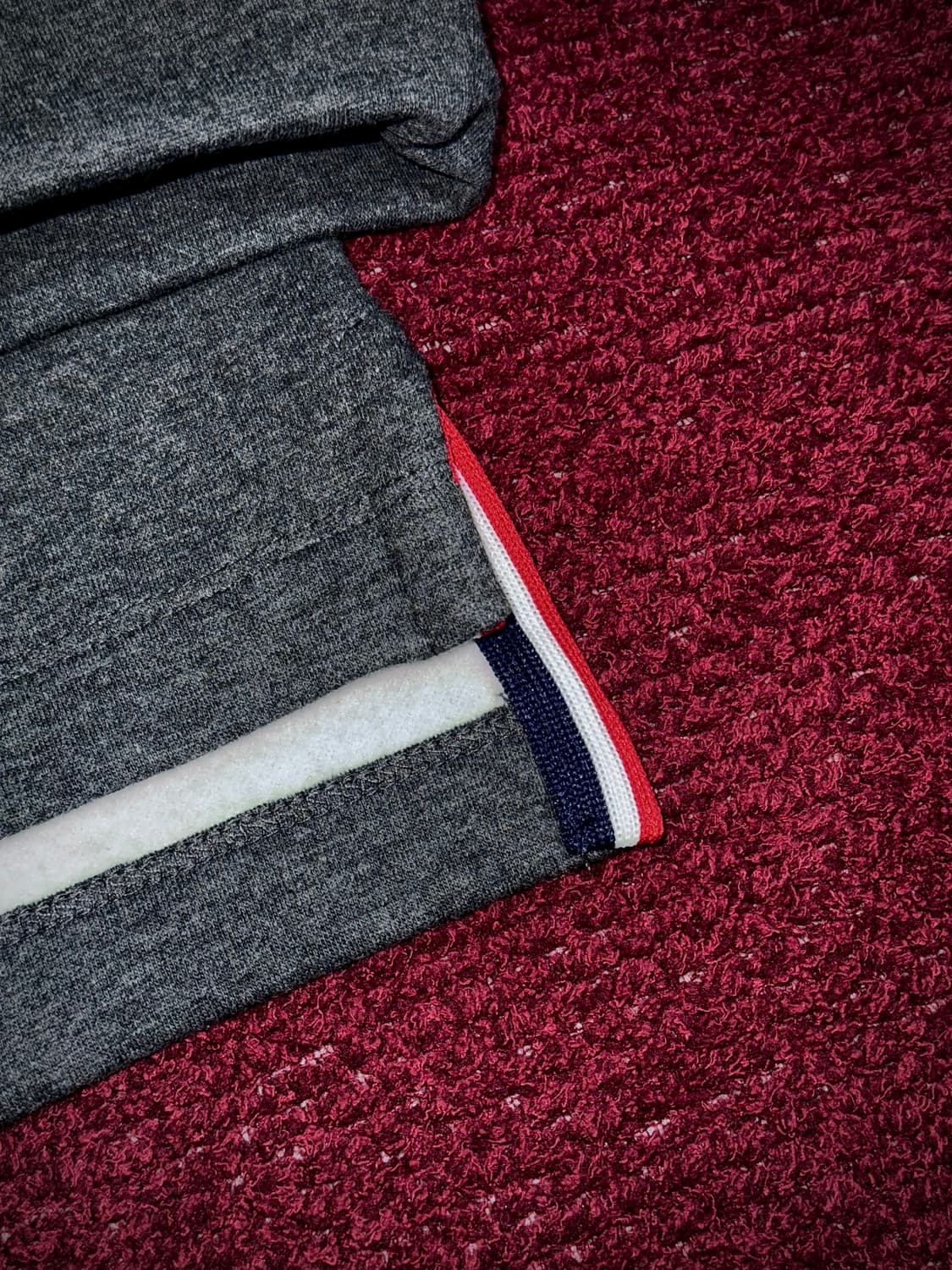 POLO 폴로 카라 긴팔티 다크그레이 95 M 상품이미지4