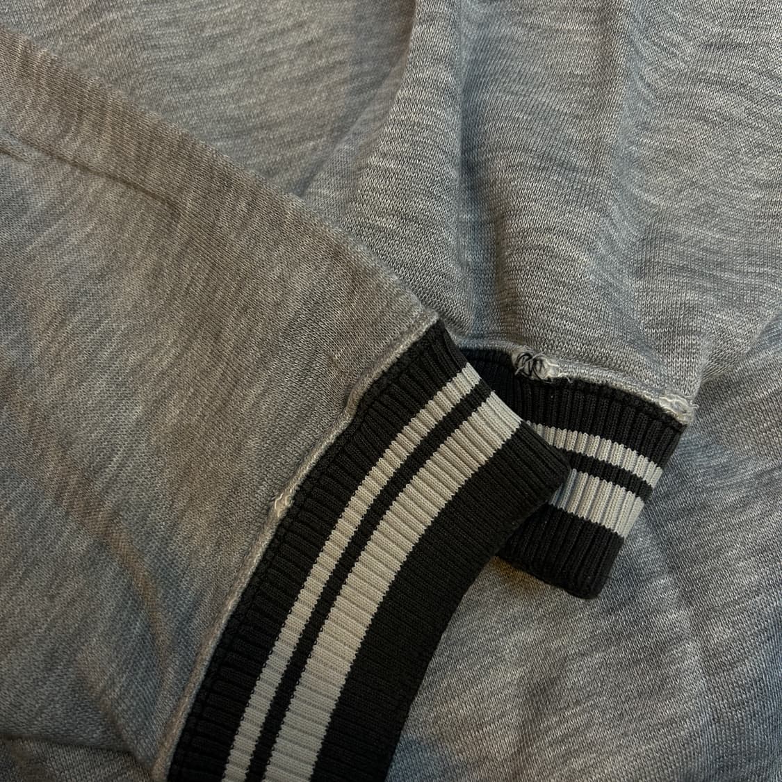 Asics Vintage 아식스 빈티지 그레이 후드티 시보리라인 상품이미지3