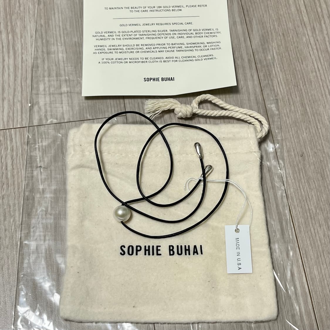 소피부하이 서클 펄 초커/목걸이 상품이미지2