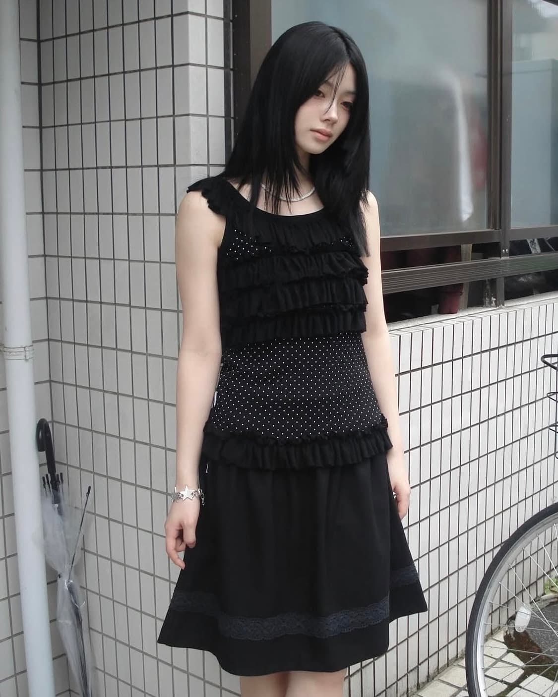 chemehc LACE MIDI SKIRT 체메씨 레이스 미디 스커트 상품이미지6