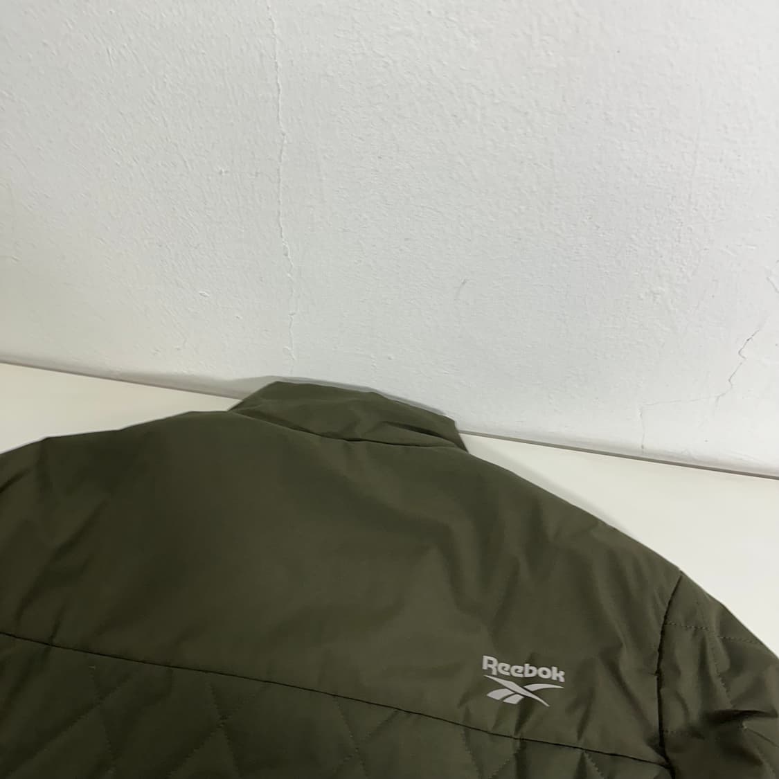 L 리복 카키 퀼팅 경량패딩 상품이미지6