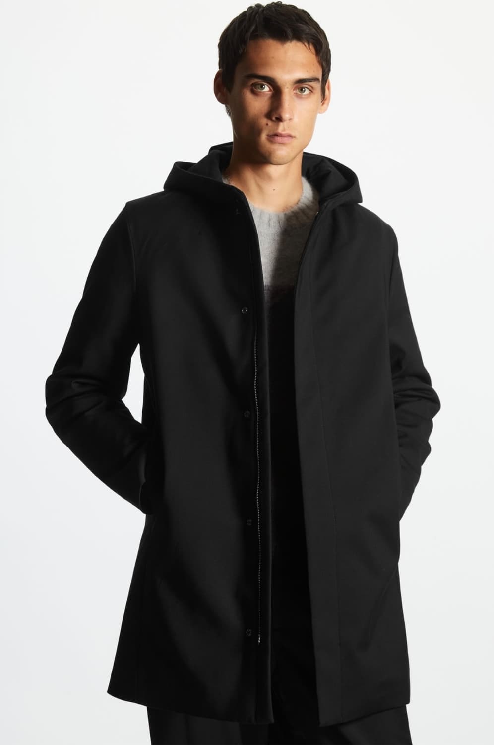 COS 코스 패디드 후드 코트 46 M 상품이미지1