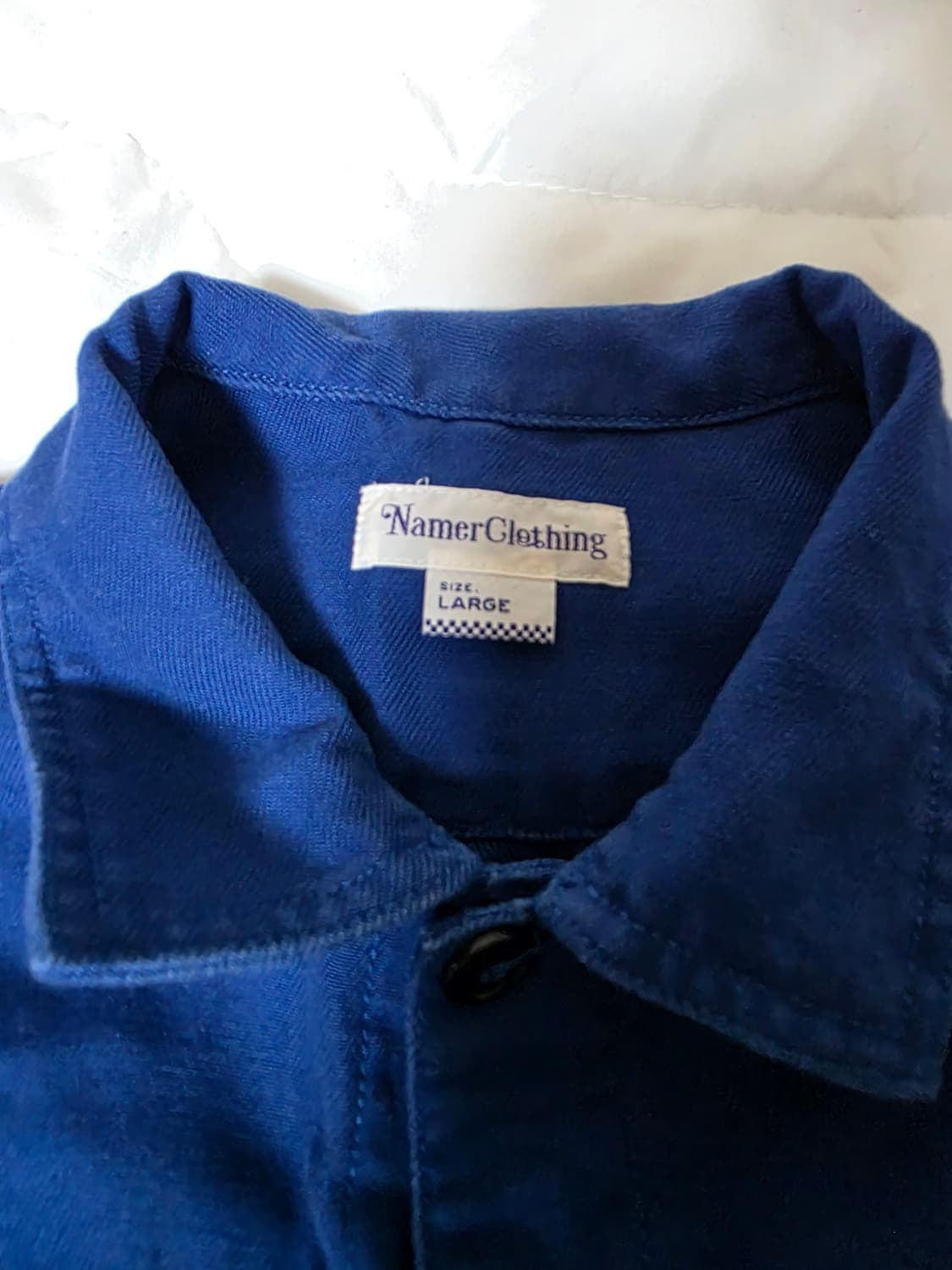 네이머클로딩 프렌치워크자켓 블루 L 판매 상품이미지2
