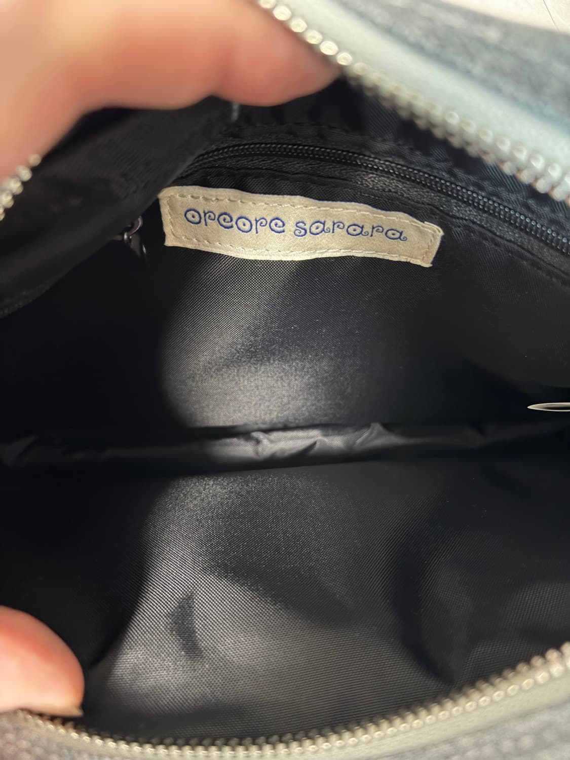 빈티지 리사이클링 데님백 상품이미지3