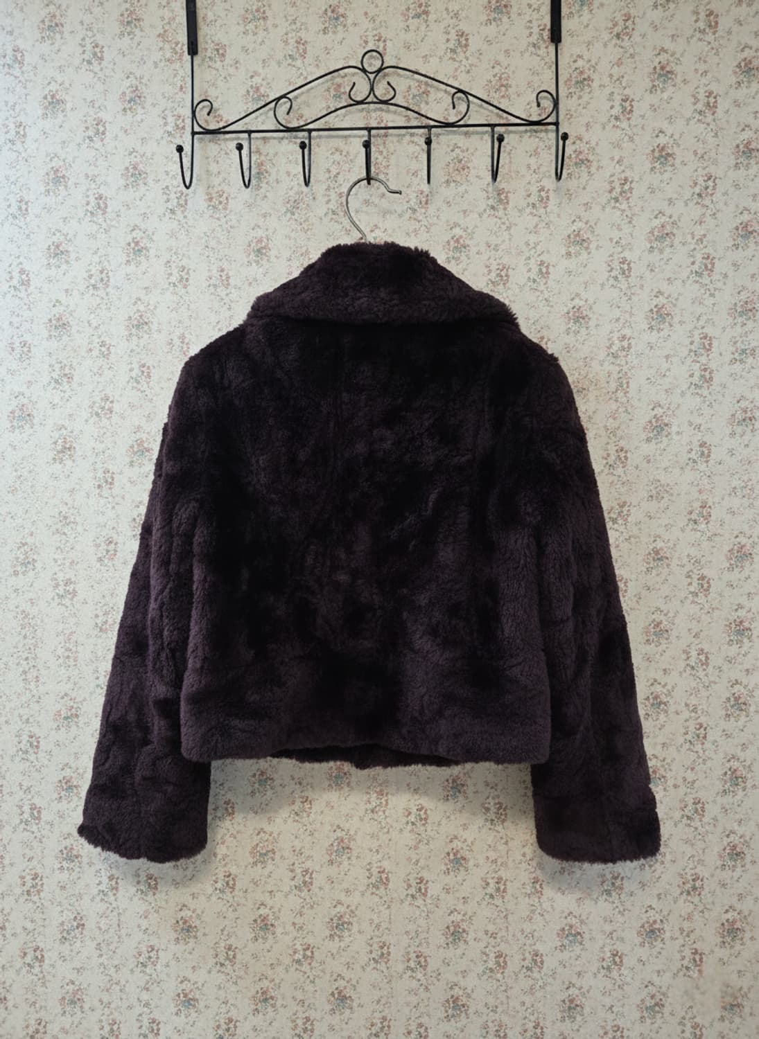 리트머스 보라색 퍼 자켓 XS 상품이미지2