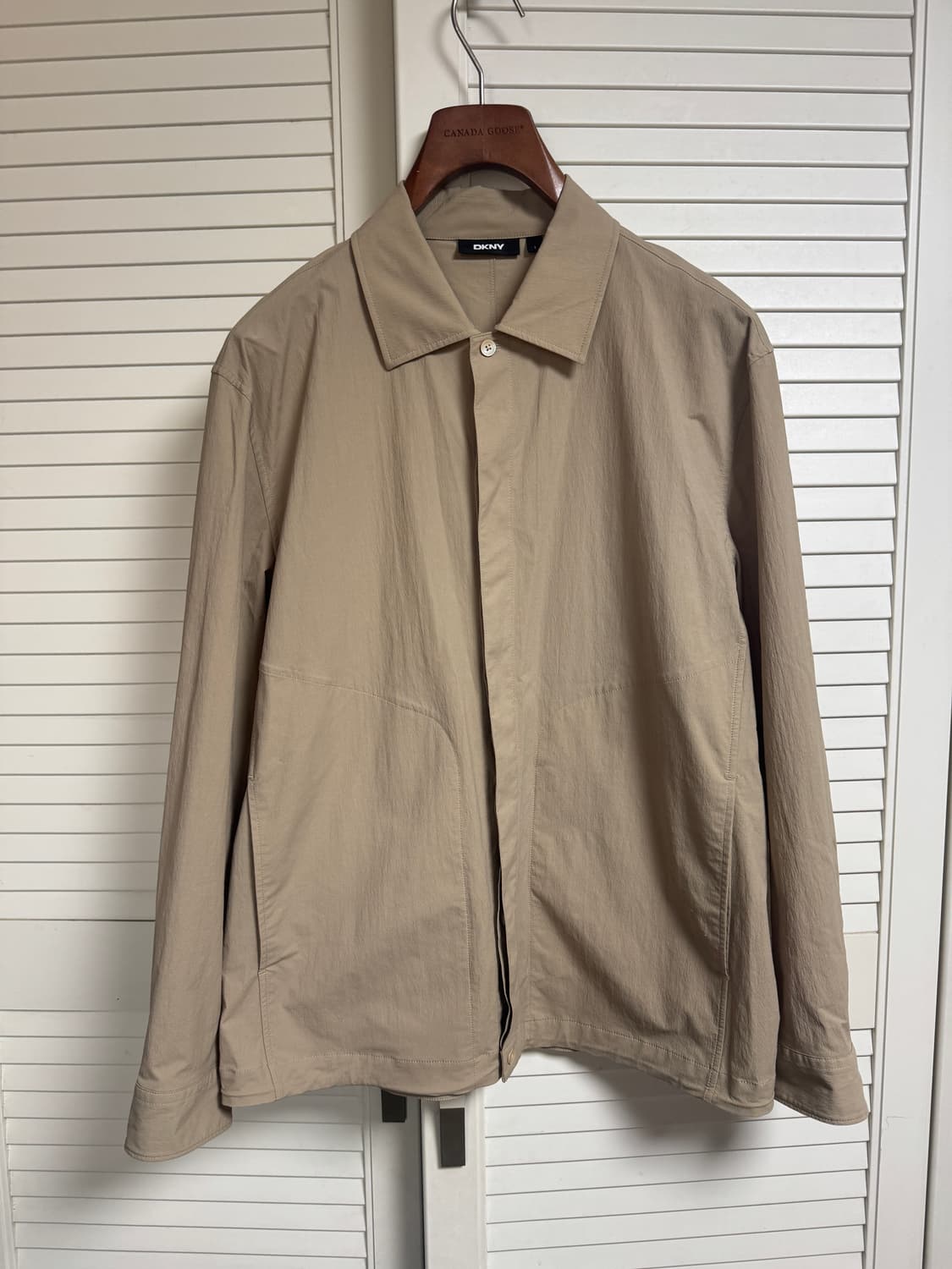 한섬 DKNY 25SS 간절기 아우터 셔츠 바람막이 L 100 타임옴므 상품이미지1