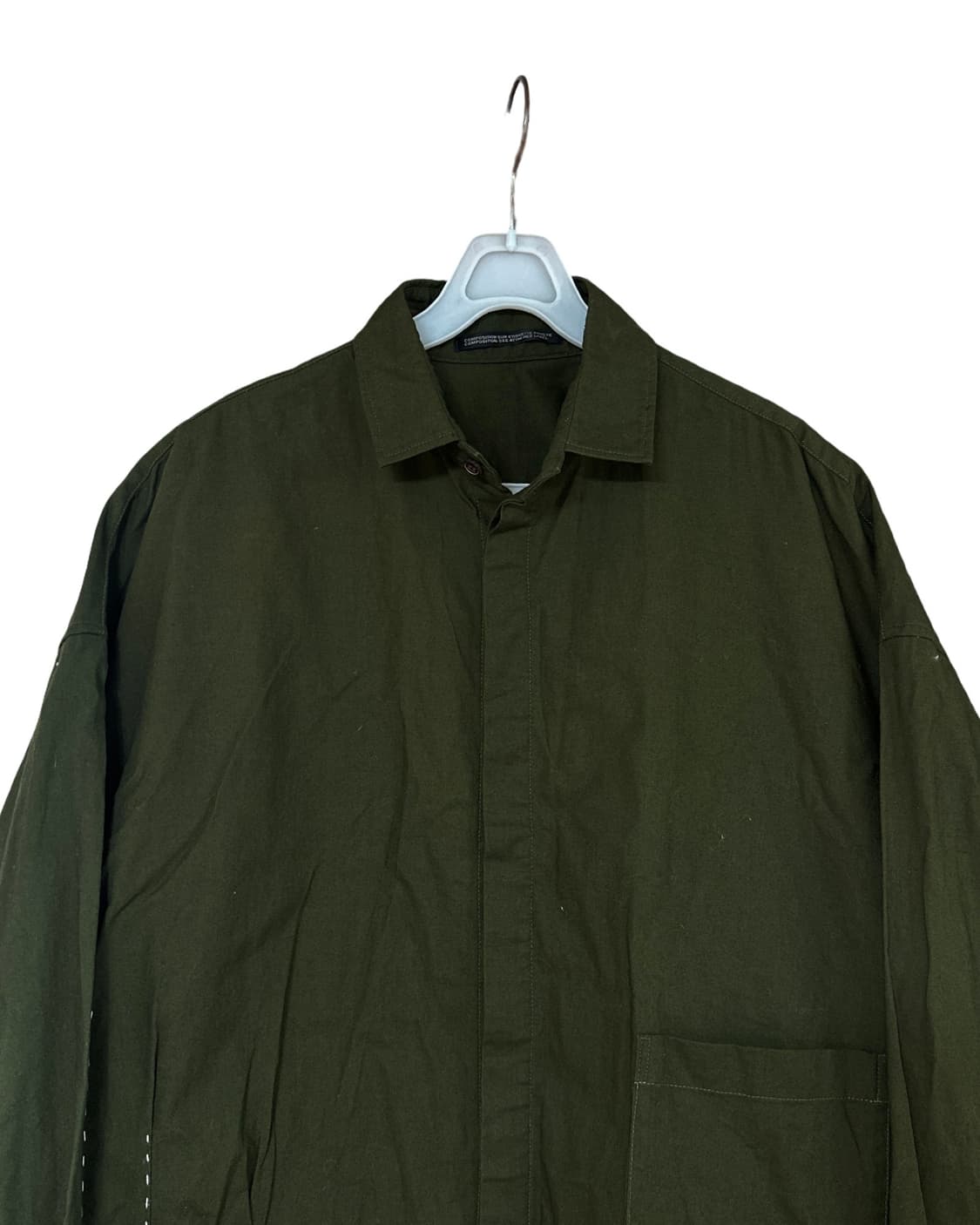 요지야마모토 y’s 딥카키 셔츠 상품이미지4