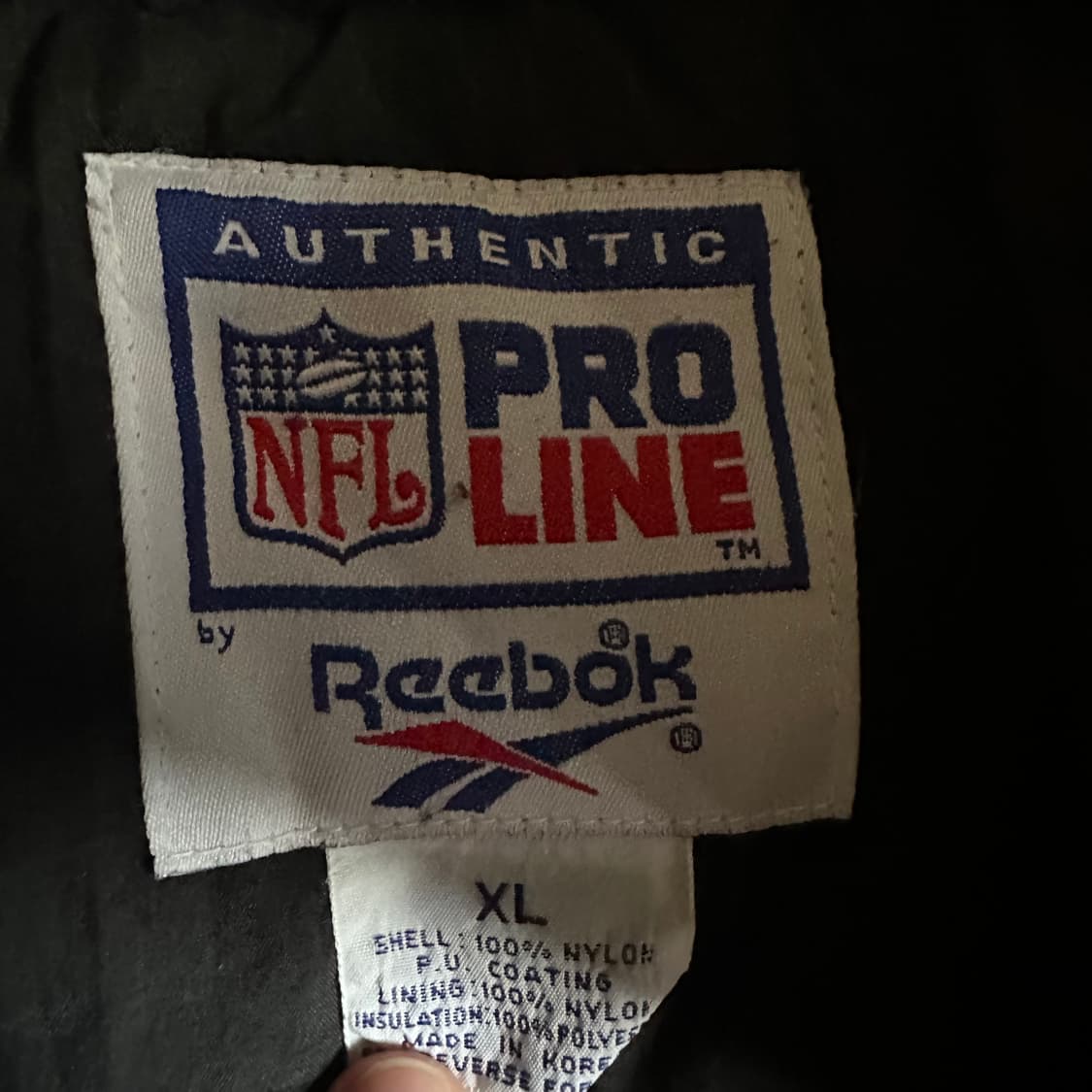 90s 오클랜드 레이더스 리복 프로 자켓 상품이미지9