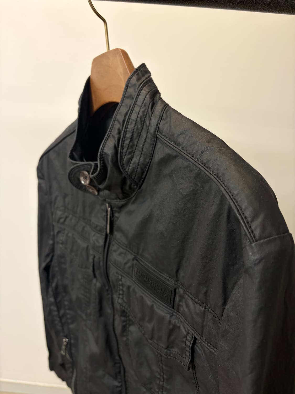 (L) Fubu 후부 코팅 락시크 블루종 자켓 상품이미지3