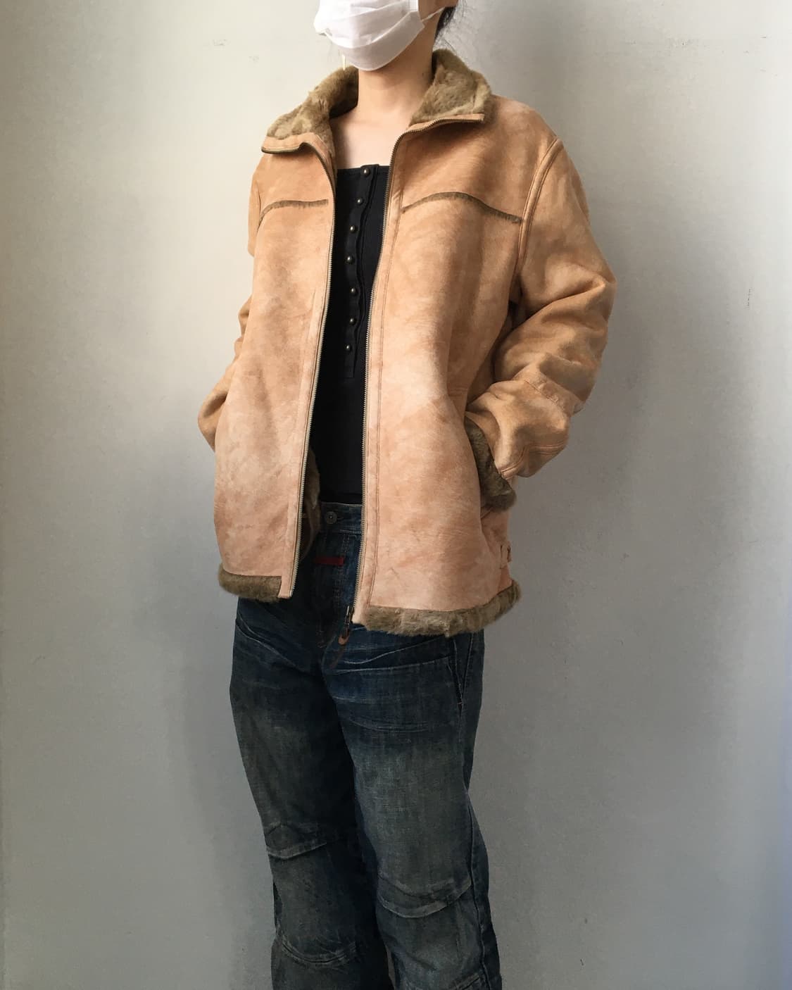 High neck fake fur mustang 상품이미지7