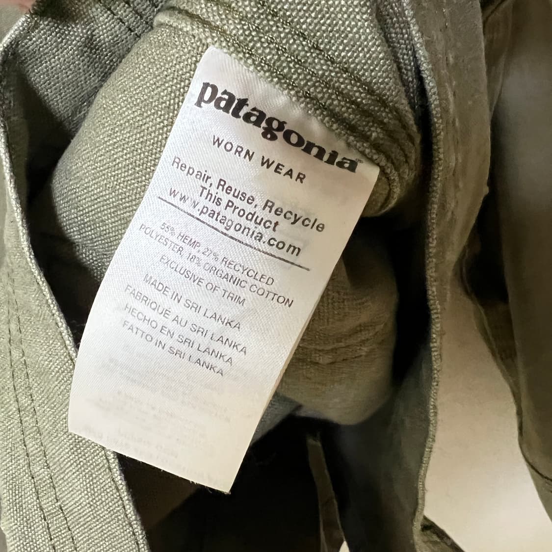 파타고니아 햄프초어 자켓 s 상품이미지6