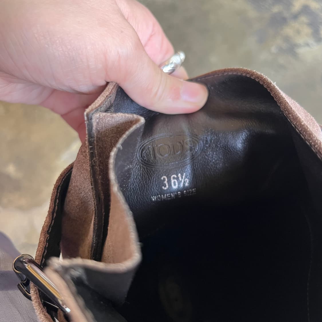 토즈 스웨이드 롱 엔지니어 부츠 상품이미지4