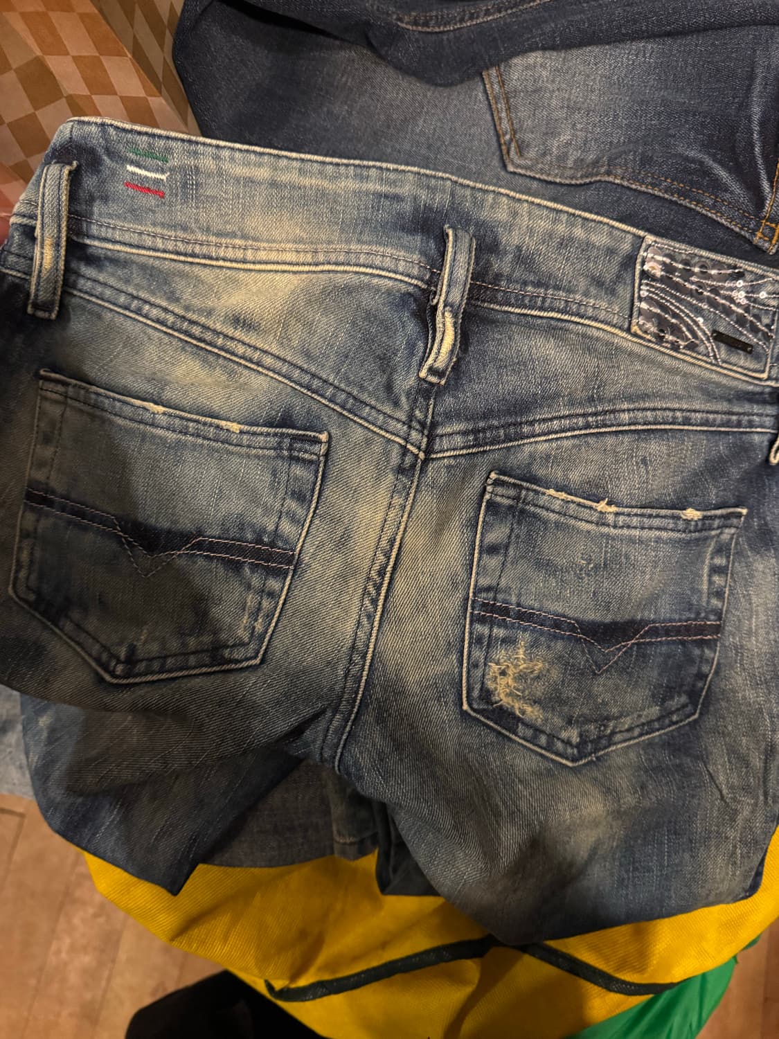 디젤 마틱 로우 라이즈 한정판 청바지 상품이미지5