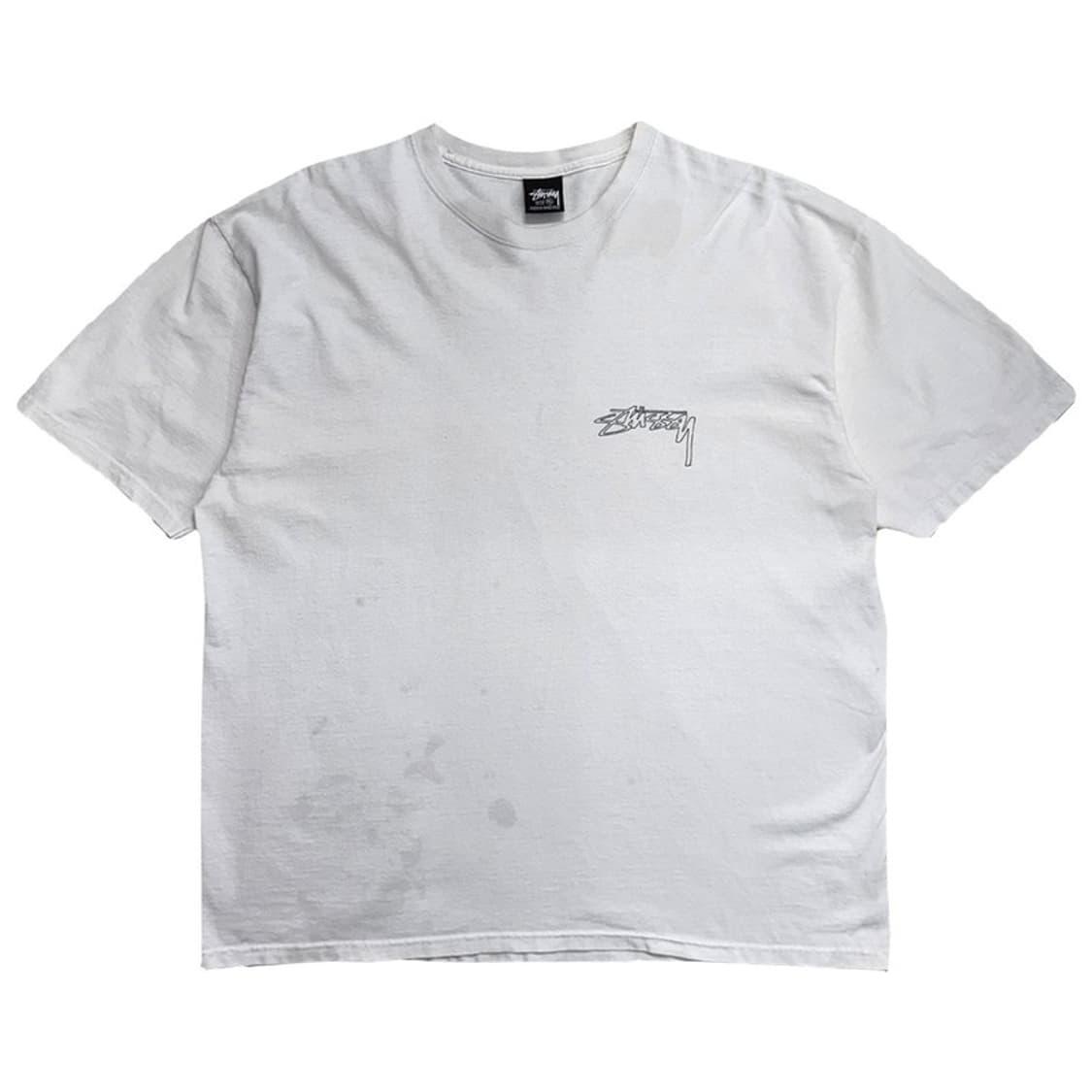 STUSSY 윙스팬 반팔 티 화이트 XL 상품이미지1