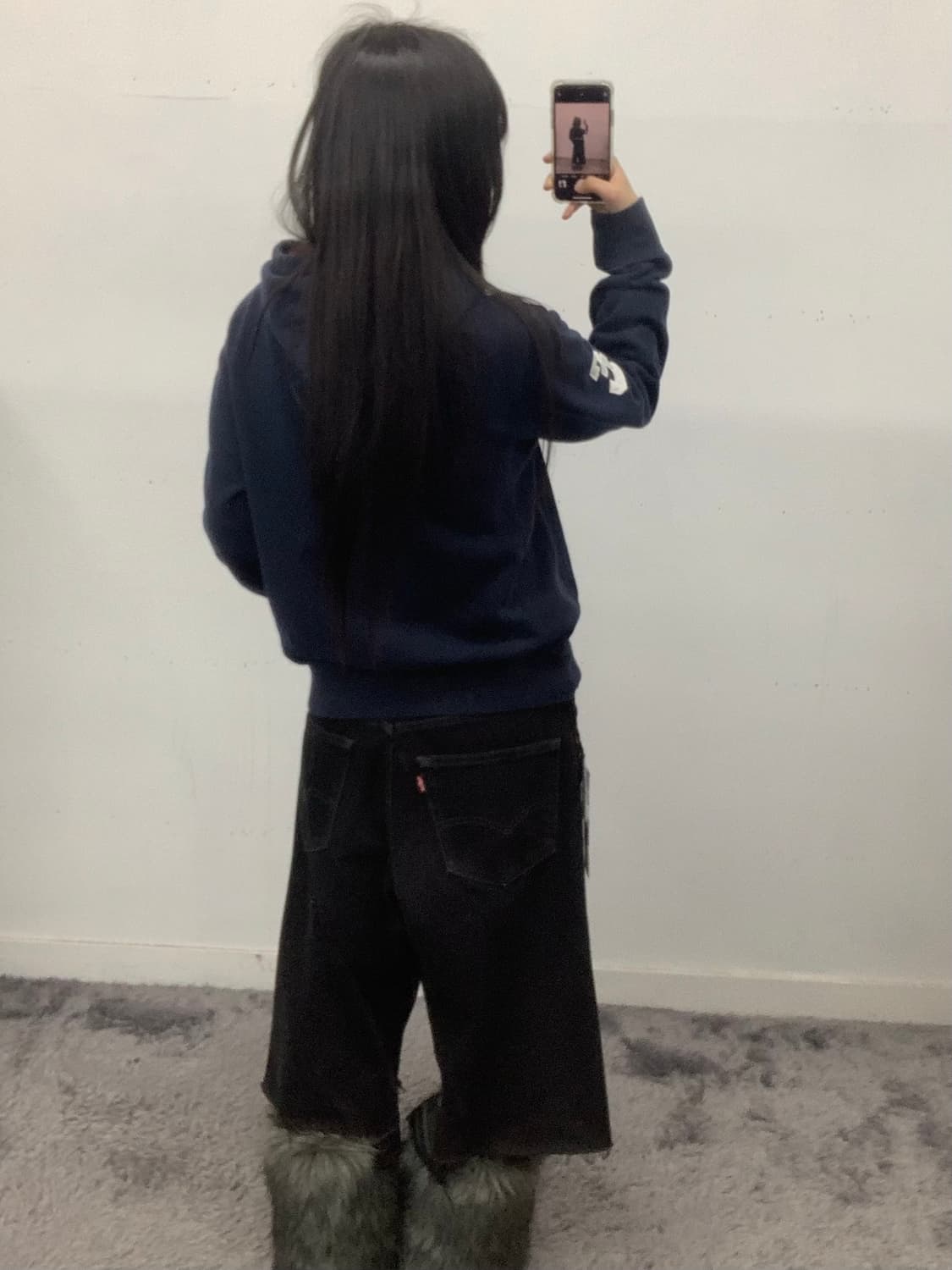 폴로 네이비 빅포니 치프키프 후드집업 상품이미지4