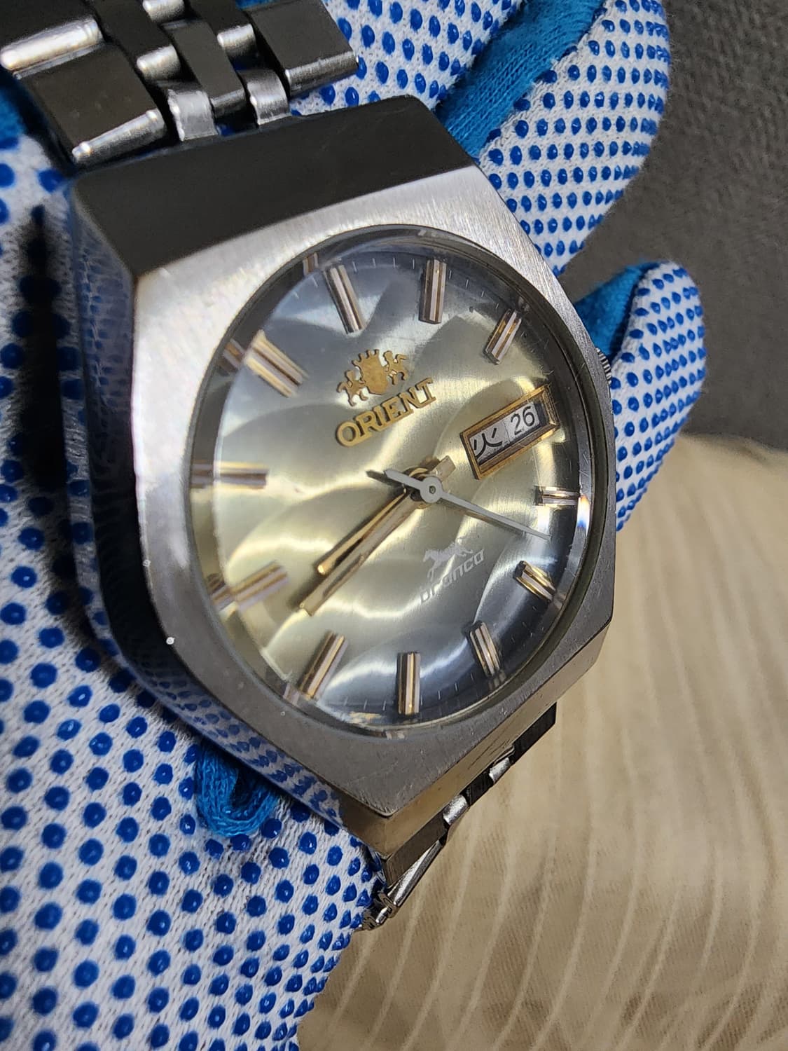 빈티지 오리엔트 브랑카 데이데이트 수동 기계식시계 상품이미지5