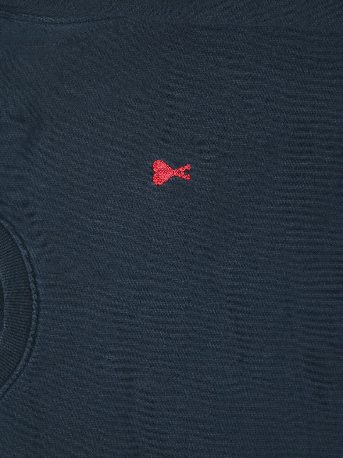 [정품]아미 스몰 하트 블랙 맨투맨 L 상품이미지3