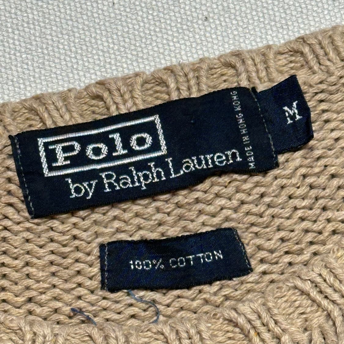 Polo Ralph Lauren 여성용 코튼 라운드넥 케이블 니트 상품이미지3