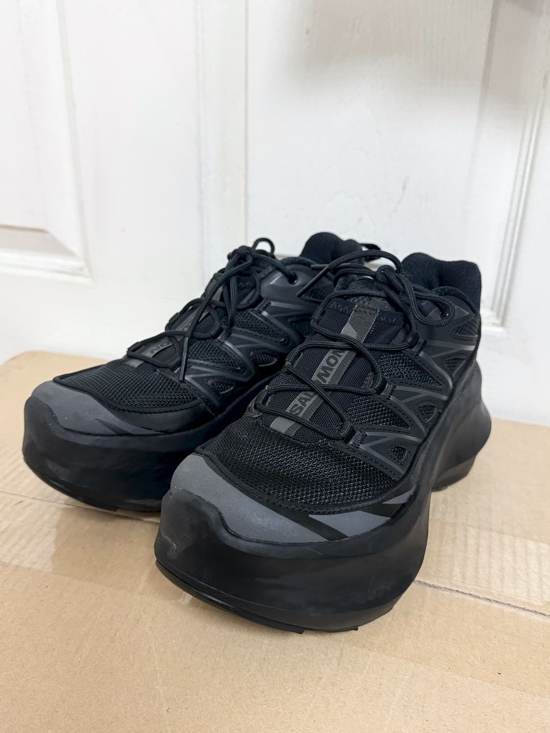 살로몬 x 꼼데 가르송 XT-6 익스팬스 플랫폼 블랙 230 상품이미지5