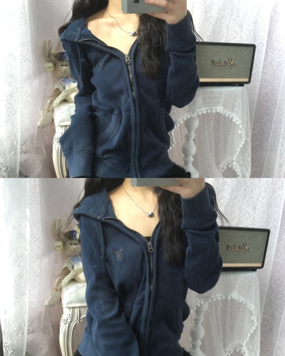 Americn eagles vintage waffle hoodie 상품이미지1