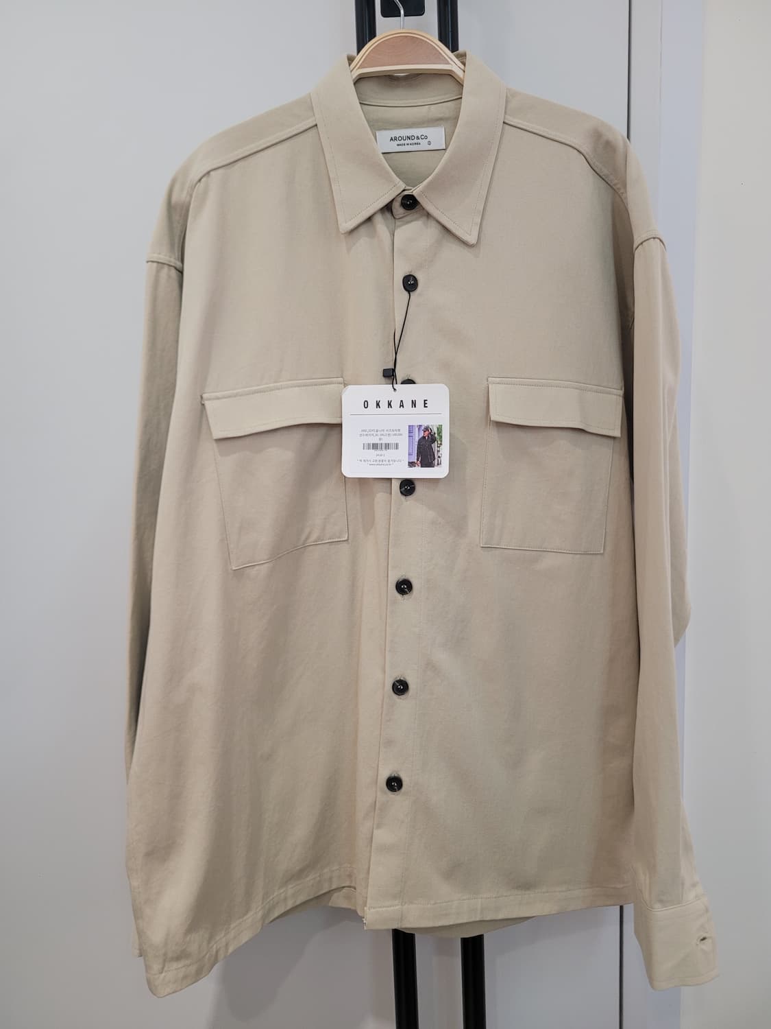 오까네 OKKANE 옴니아 셔츠&자켓 XL~3XL 택달린 새제품 빅사이즈 상품이미지1