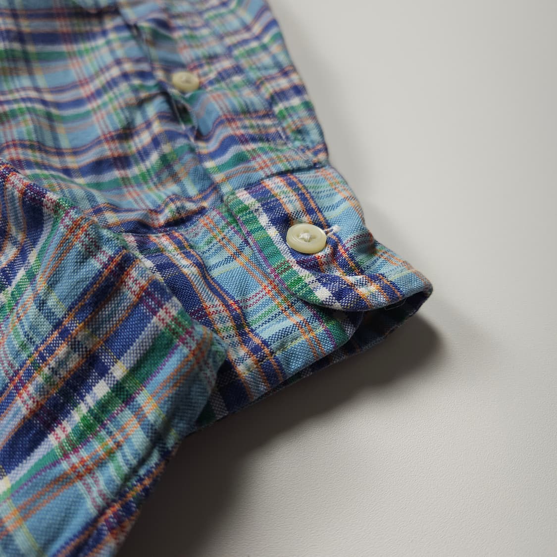 폴로 랄프로렌 신형 포니 글랜체크 옥스포드 셔츠 (M) 상품이미지5