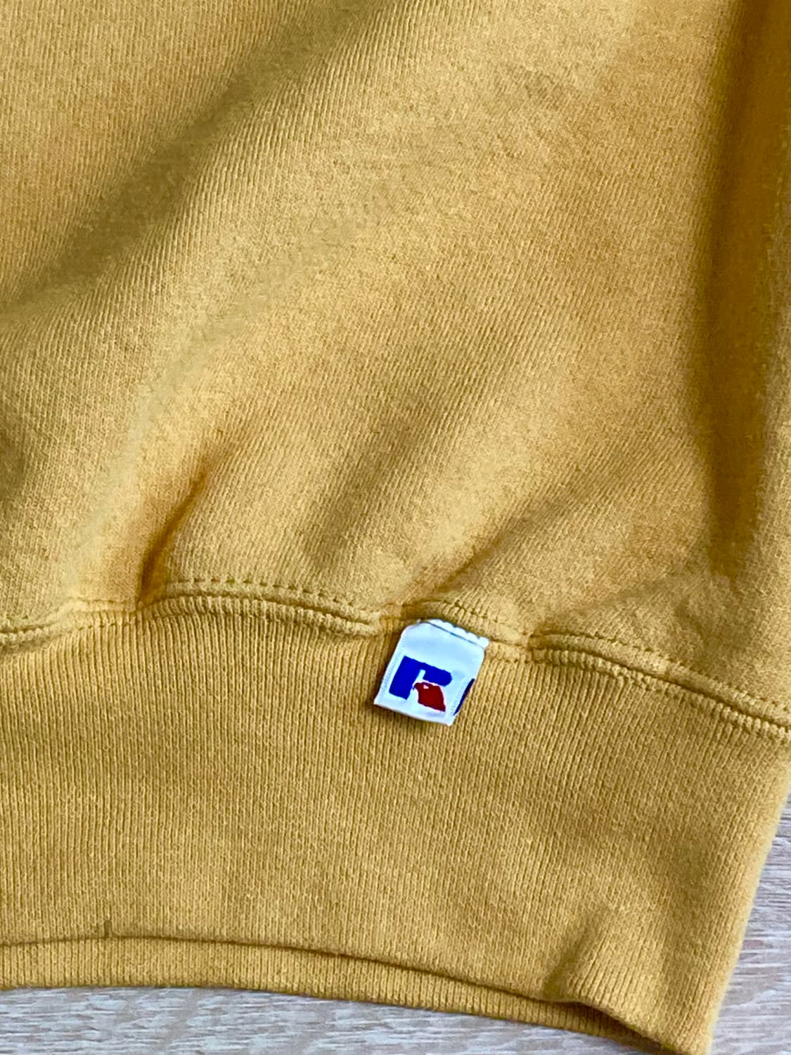 90s 러셀 스웻셔츠 옐로우 멕시코[L] 상품이미지4