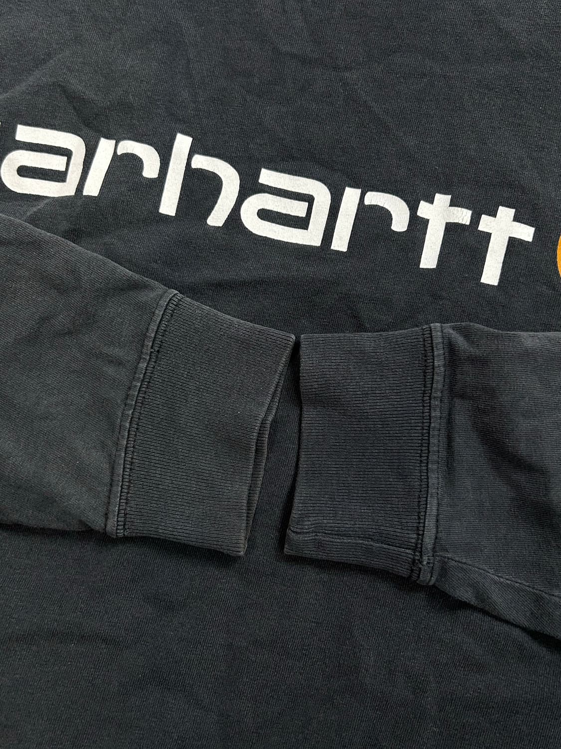 칼하트 차콜 빅로고 슬리브 M 상품이미지6