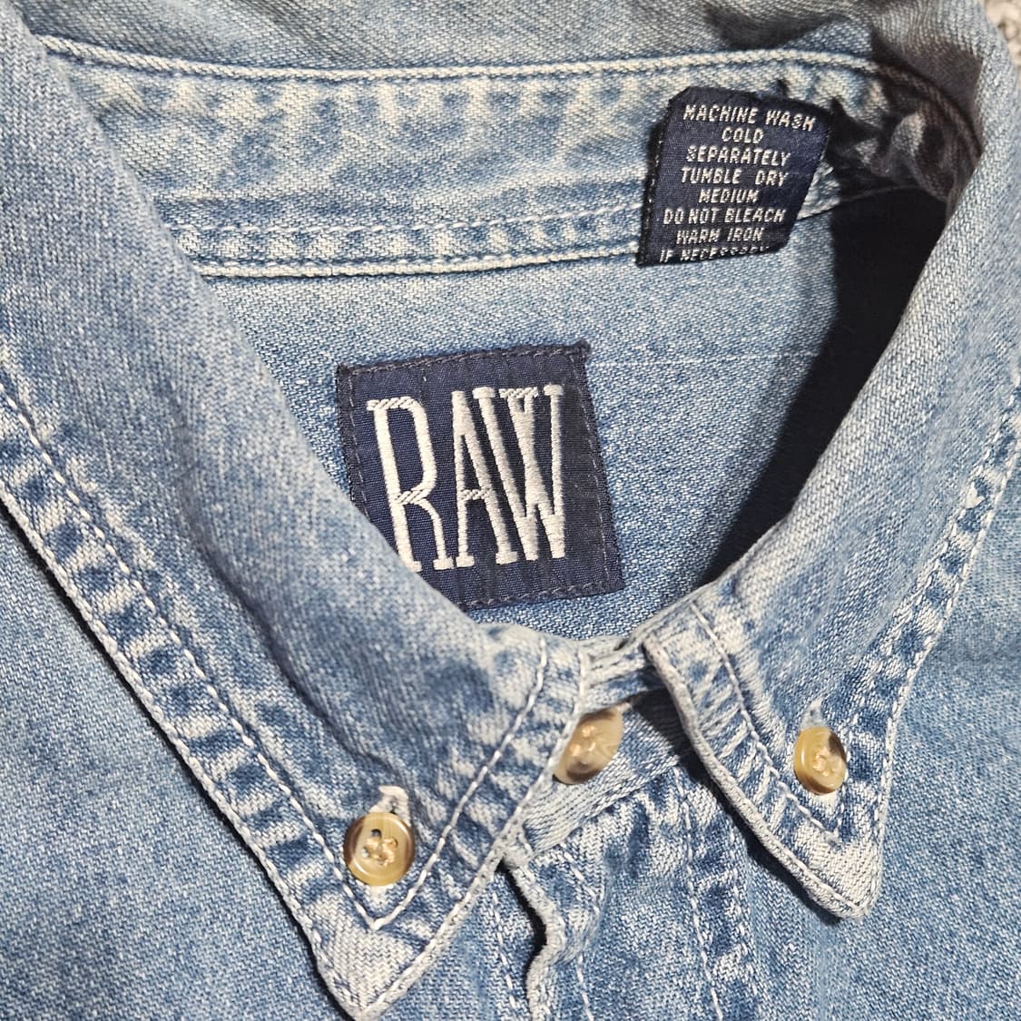 RAW 데님셔츠 상품이미지3