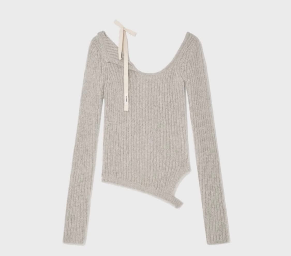 글로니 아이사 니트 포그 그레이 M 상품이미지1